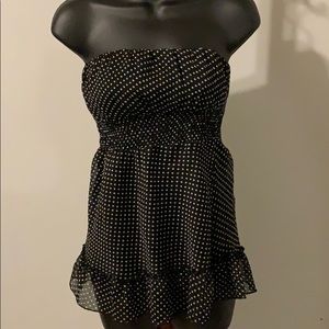 Strapless blouse